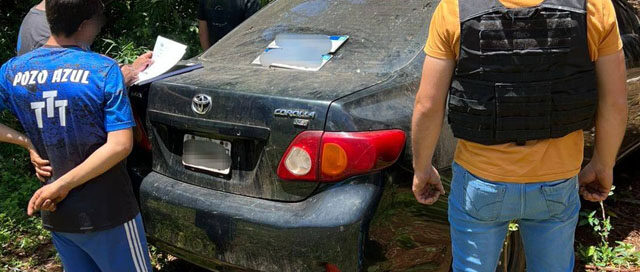 POZO AZUL: Recuperaron un auto robado en Brasil vinculado a causas de narcotráficO