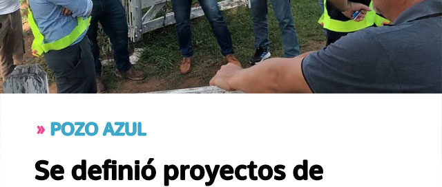 Reunión en Pozo Azul definió proyectos de infraestructura vial con apoyo del BID y Vialidad Provincial