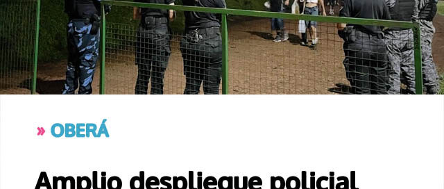 Amplio despliegue policial garantizó seguridad durante las celebraciones de fin de año